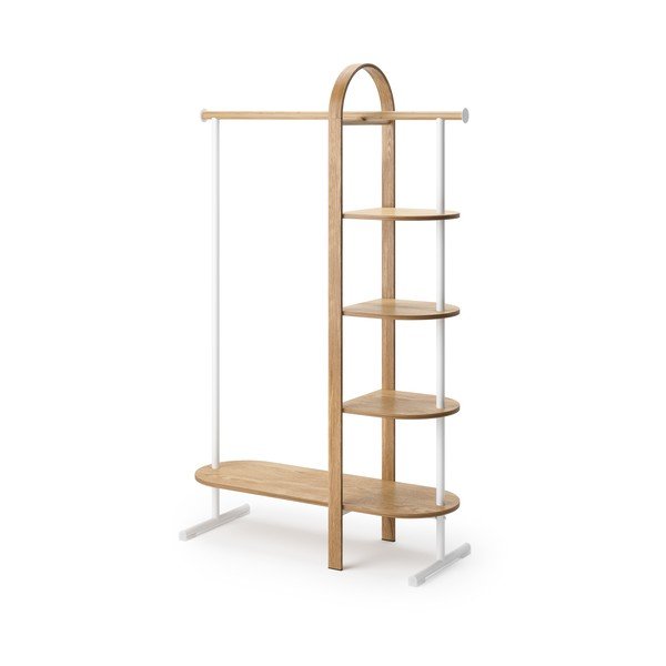 Бял комплект за коридор от естествено евкалиптово дърво Bellwood - Umbra-image-2