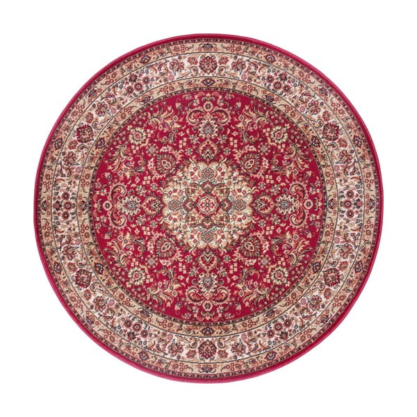 Червен килим , ø 160 cm Zahra - Nouristan