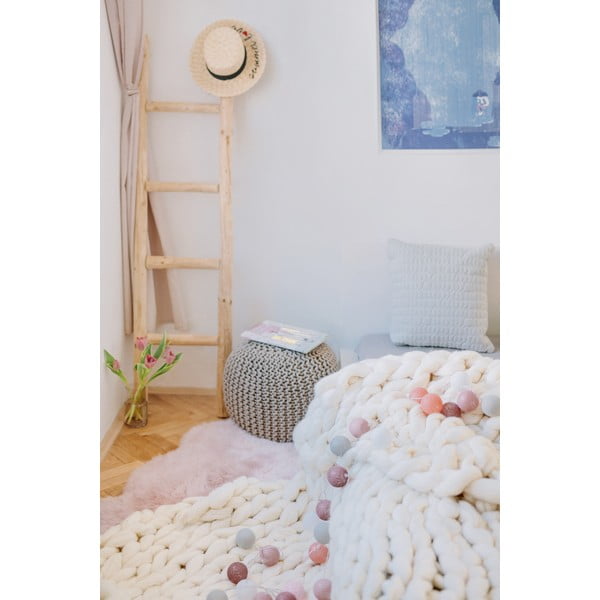 Кафява светлинна верига с LED крушки , 15 лампички - LUKKA-image-1