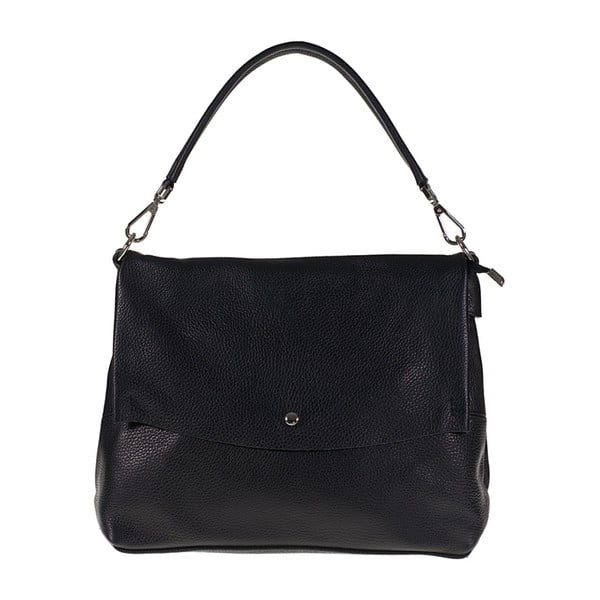 Černá kožená kabelka Giulia Bags Lilo