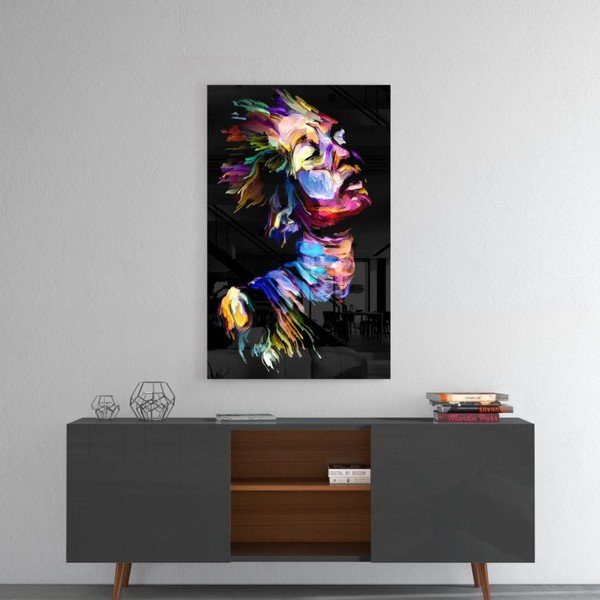 Картина върху стъкло , 46 x 72 cm Effect Woman - Insigne-image-1