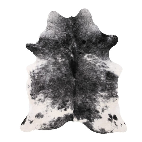 Черно-бяла естествена кравешка кожа Nero Creamy, 177 x 162 cm - Arctic Fur