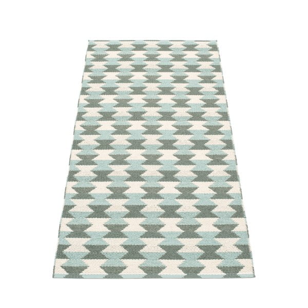 Зелена и тюркоазена пътека за открито и закрито 70x160 cm Dana Army – Pappelina-image-1
