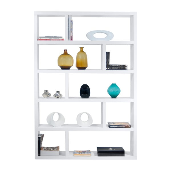 Бял шкаф за книги 120x173 cm Dublin - TemaHome-image-2