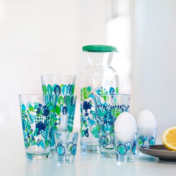 Zelená skleněná karafa Sagaform Fantasy-image-1