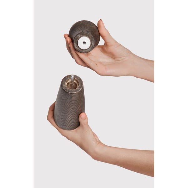 Кафява дървена мелничка за сол и пипер Rustic – Bonami Selection-image-3