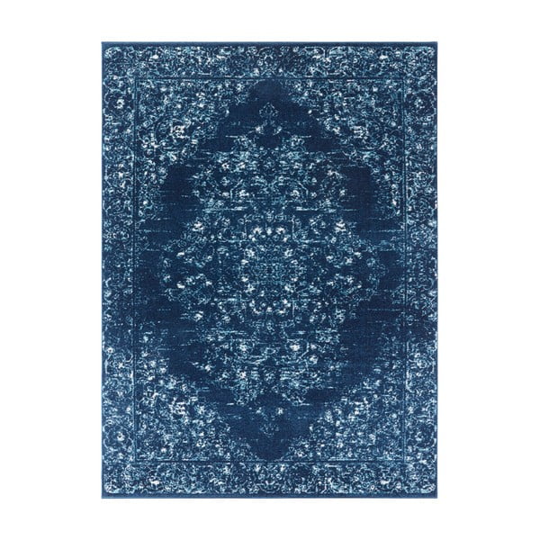 Тъмносин килим , 80 x 150 cm Pandeh - Nouristan