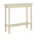 Конзолна маса от масивен бор в цвят слонова кост 30x80 cm Heritage – Premier Housewares