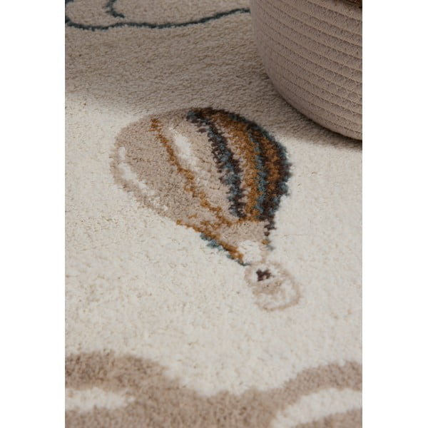 Кремав детски килим 120x170 cm Hot Air Balloon – Hanse Home-image-3