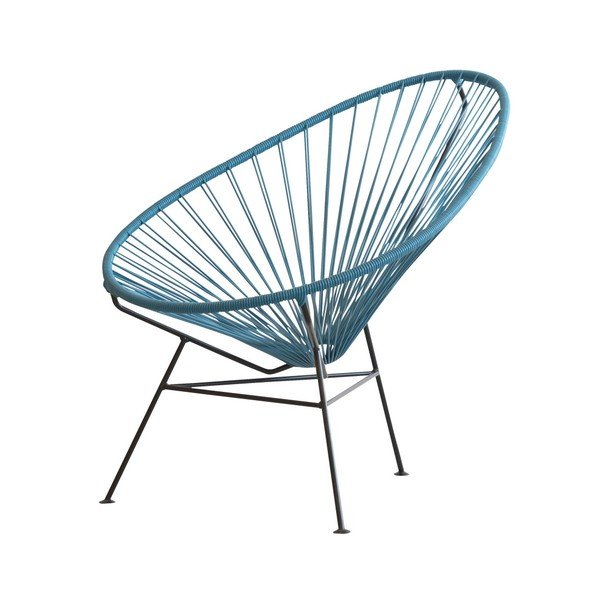 Modré křeslo OK Design Acapulco