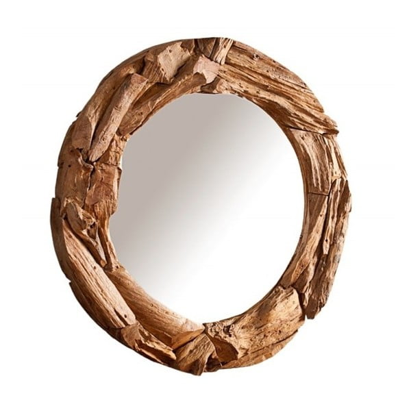 Nástěnné zrcadlo z recyklovaného dřeva SOB