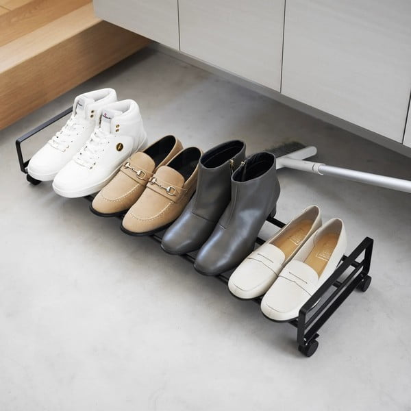 Черен метален стелаж за обувки 83,5x14,5x27,5 cm Tower – YAMAZAKI-image-1