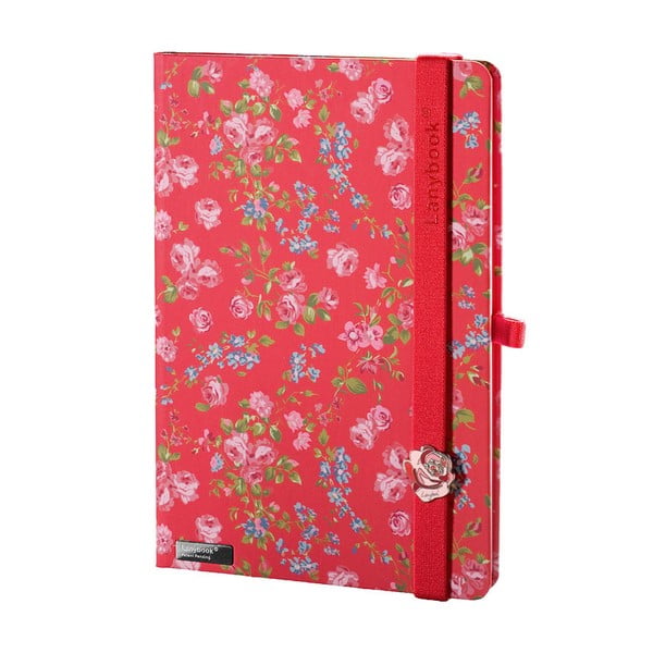 Тетрадка Bloomy Rose Red, A5 - Lanybook