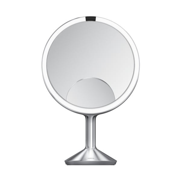 Козметично огледало със светлина/увеличително (5x) ø 25 cm Sensor Trio Max – simplehuman-image-3