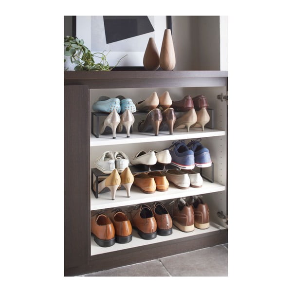 Черен рафт за обувки - YAMAZAKI-image-2