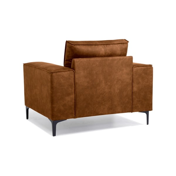 Кафяв фотьойл от изкуствена кожа Copenhagen - Scandic-image-3