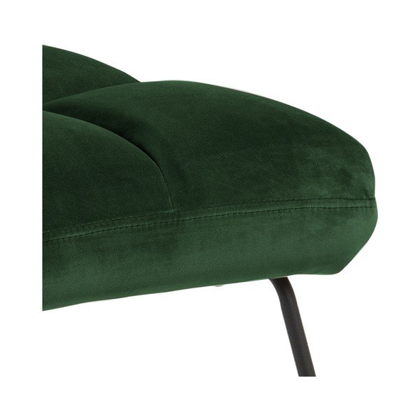Зелено кадифено кресло Alba – Actona-image-4