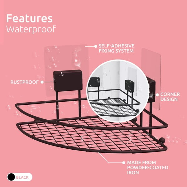 Самоносеща ъглова етажерка за баня Magic Bath Bestlock - Compactor-image-1