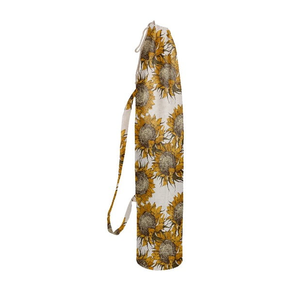 Текстилен калъф за йогамата Слънчоглед, височина 80 cm - Linen Couture