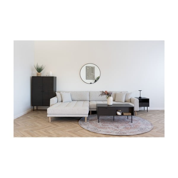 Тъмнокафява масичка за кафе от декор от дъб  50x100 cm Kyoto – House Nordic-image-2