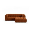 Оранжев ъглов диван (десен ъгъл) Lupine – Micadoni Home