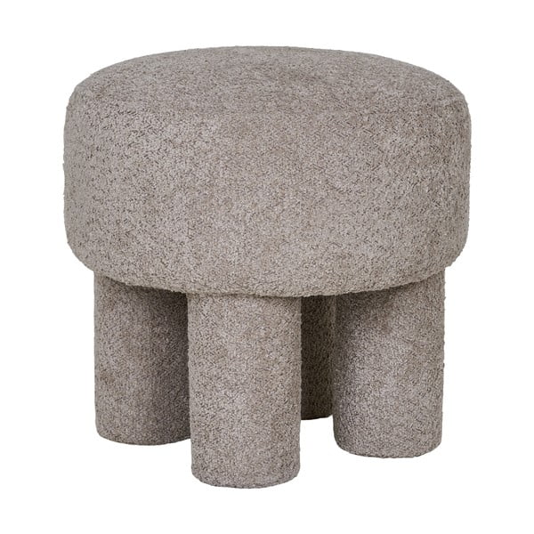 Светлосива табуретка от букле Perth – House Nordic