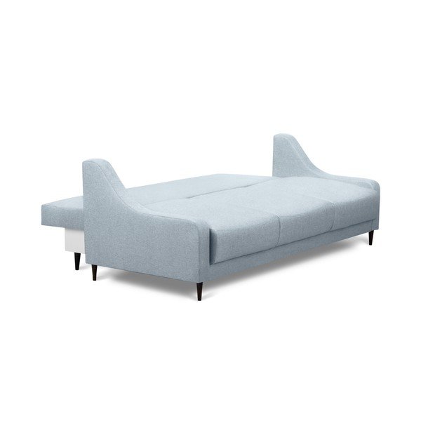 Светлосин разтегателен диван с място за съхранение , 215 см Ancolie - Mazzini Sofas-image-4