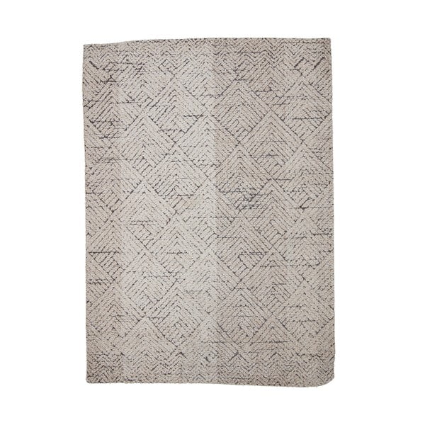 Кремав килим със смес от памук 150x210 cm Saxo – Bloomingville