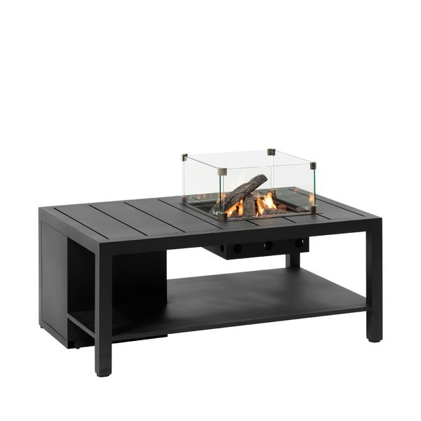 Черна градинска маса с камина , 120 x 80 cm Cosiflow - COSI-image-3