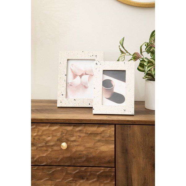Скрин в тъмно естествен цвят 114x70x39 cm Frida – Premier Housewares-image-3