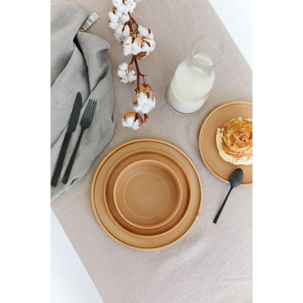 Керамичен тухленооранжев комплект от 18 части Malia - Bonami Selection-image-3