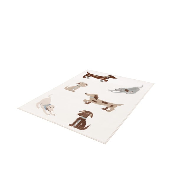 Детски килим в цвят слонова кост 80x150 cm Dogsie Pearl – FD-image-4