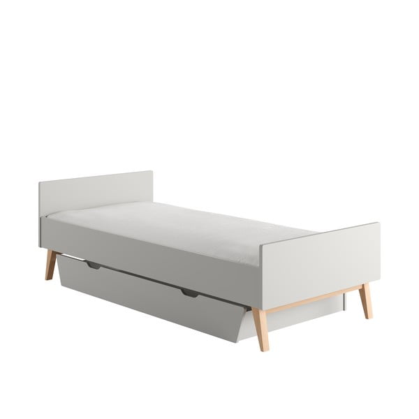 Сиво детско легло 90x200 cm Swing - Pinio-image-3