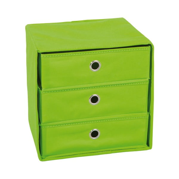 Zelený úložný box se zásuvkami 13Casa Lolly