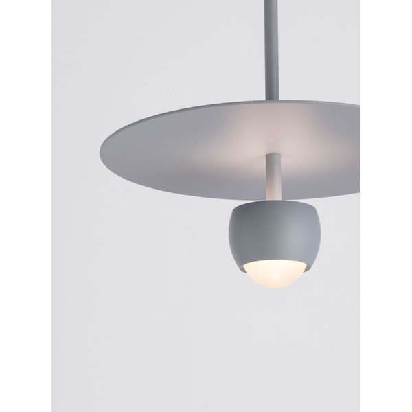 Сиво-синьо алуминиево LED висящо осветително тяло ø 30 cm Edem – Nova Luce-image-2