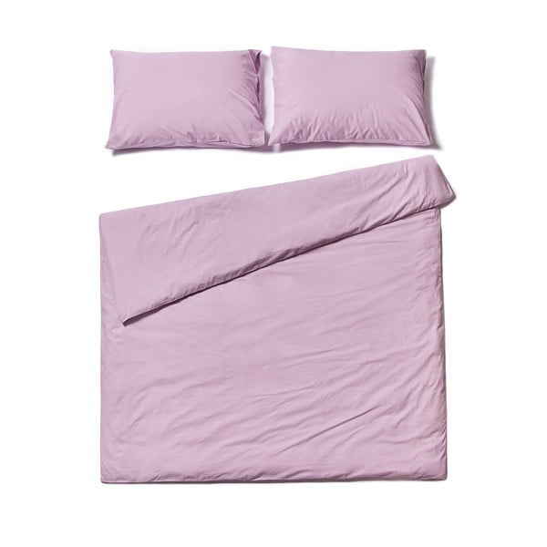 Лавандулово лилаво памучно спално бельо за двойно легло , 160 x 200 cm - Bonami Selection