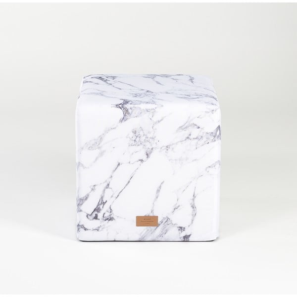 Puf White Marble-image-2