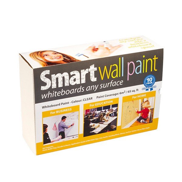 Chytrý nátěr pro psaní na stěnu Smart Wall Paint do 6 m2, průhledná barva-image-2