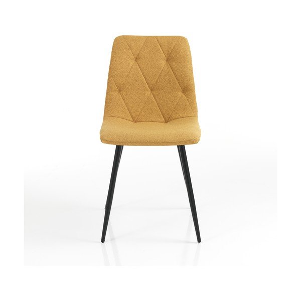 Трапезни столове в комплект от 2 бр. в цвят жълта охра Mesh – Tomasucci-image-4