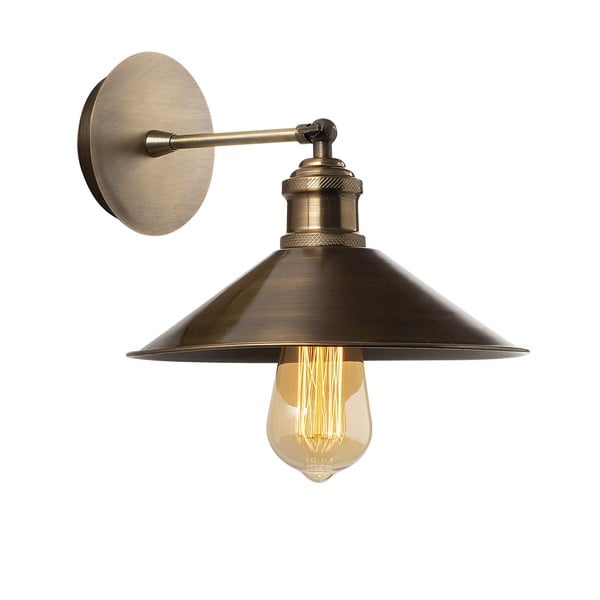 Стенна лампа в бронзов цвят ø 24 cm Berceste – Opviq lights