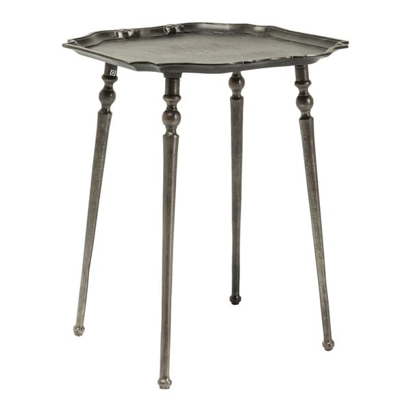 Odkládací stolek v tmavě stříbrné barvě Kare Design Endris