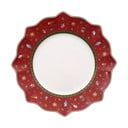 Червена порцеланова чиния с коледен мотив Villeroy & Boch, ø 28 cm - Villeroy&Boch