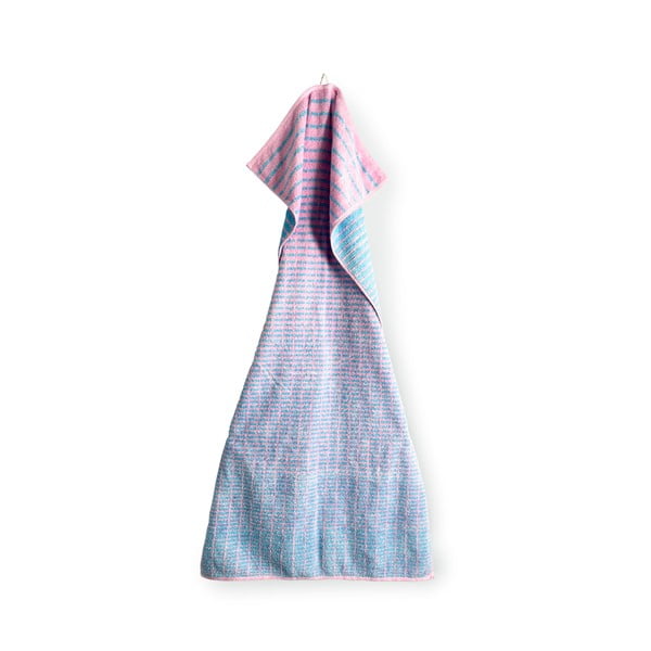 Синя/розова хавлиена кърпа от тери със смес от бамбук 70x140 cm Nuance – JUNA-image-4
