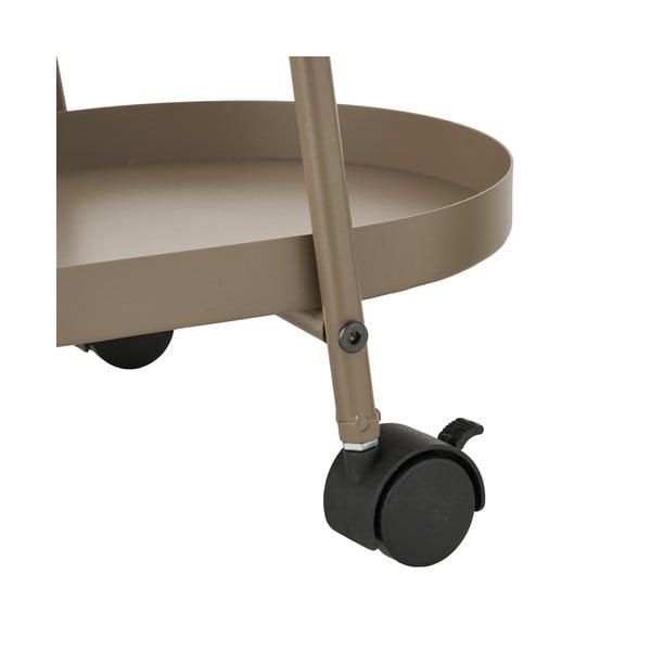 Метална маса за сервиране на колелца 27,5x60 cm Empoli – House Nordic-image-3