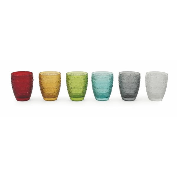 Комплект от 6 цветни чаши Villa d'Este Mexico, 280 ml - Villa d'Este