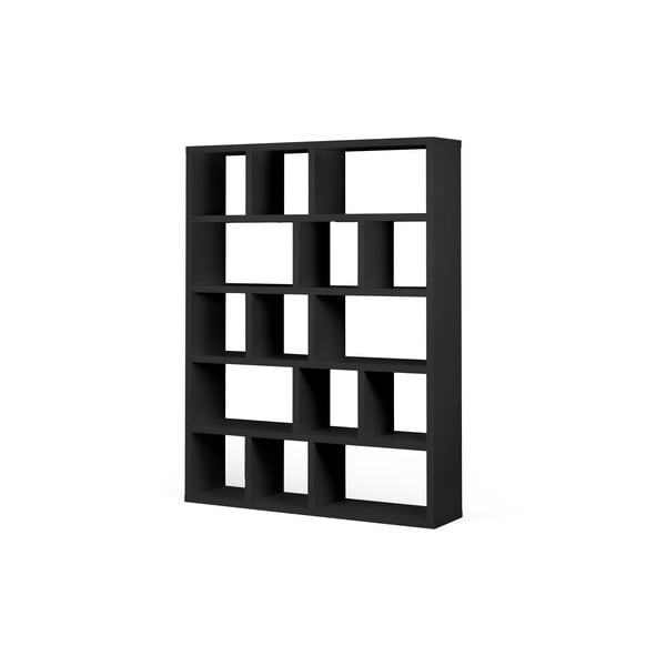 Черна етажерка за книги 150x198 cm Berlin - TemaHome-image-2