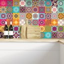 Комплект от 60 стикера за стена Tiles Vintage, 10 x 10 cm - Ambiance