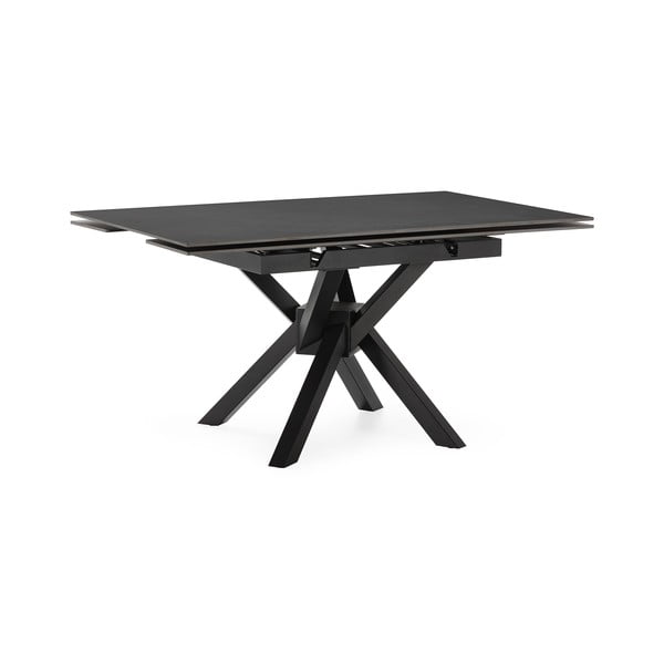 Сгъваема трапезна маса с допълнителна плоча с каменен плот за маса 90x150 cm Arlene – Marckeric-image-2