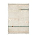 Син и кремав ръчно изработен памучен килим подходящ за пране 140x200 cm Lanes Vintage Blue – Lorena Canals