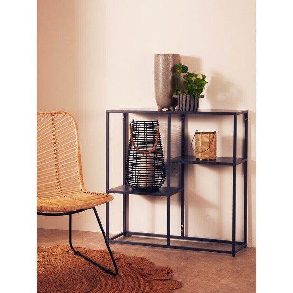 Сив стоманен стелаж 80x81x26 cm Acero – Premier Housewares-image-1